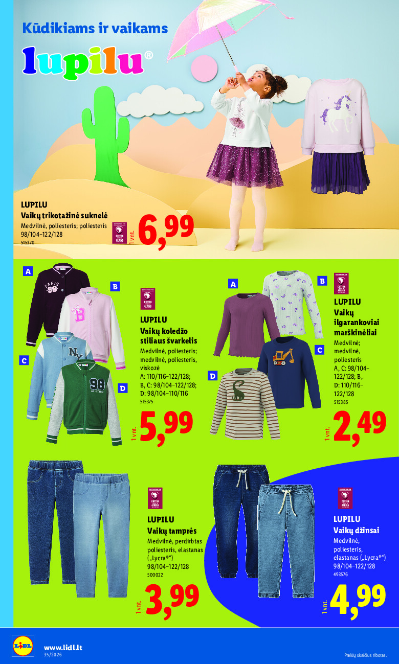 lidl - NE MAISTO PREKIŲ PASIŪLYMAI (2026-08-24 - 2026-08-30) - page: 16