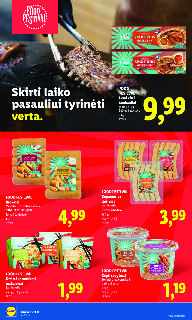 lidl - MAISTO PREKIŲ PASIŪLYMAI (2026-08-24 - 2026-08-30) - page: 18