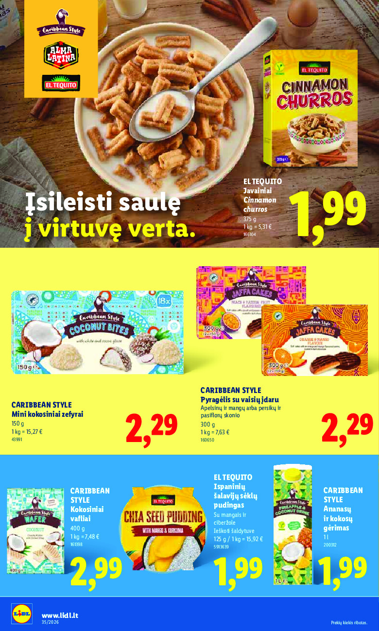lidl - MAISTO PREKIŲ PASIŪLYMAI (2026-08-24 - 2026-08-30) - page: 26