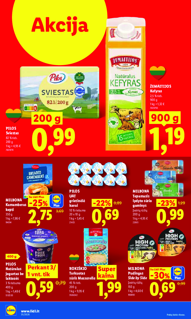 lidl - MAISTO PREKIŲ PASIŪLYMAI (2026-08-24 - 2026-08-30) - page: 30