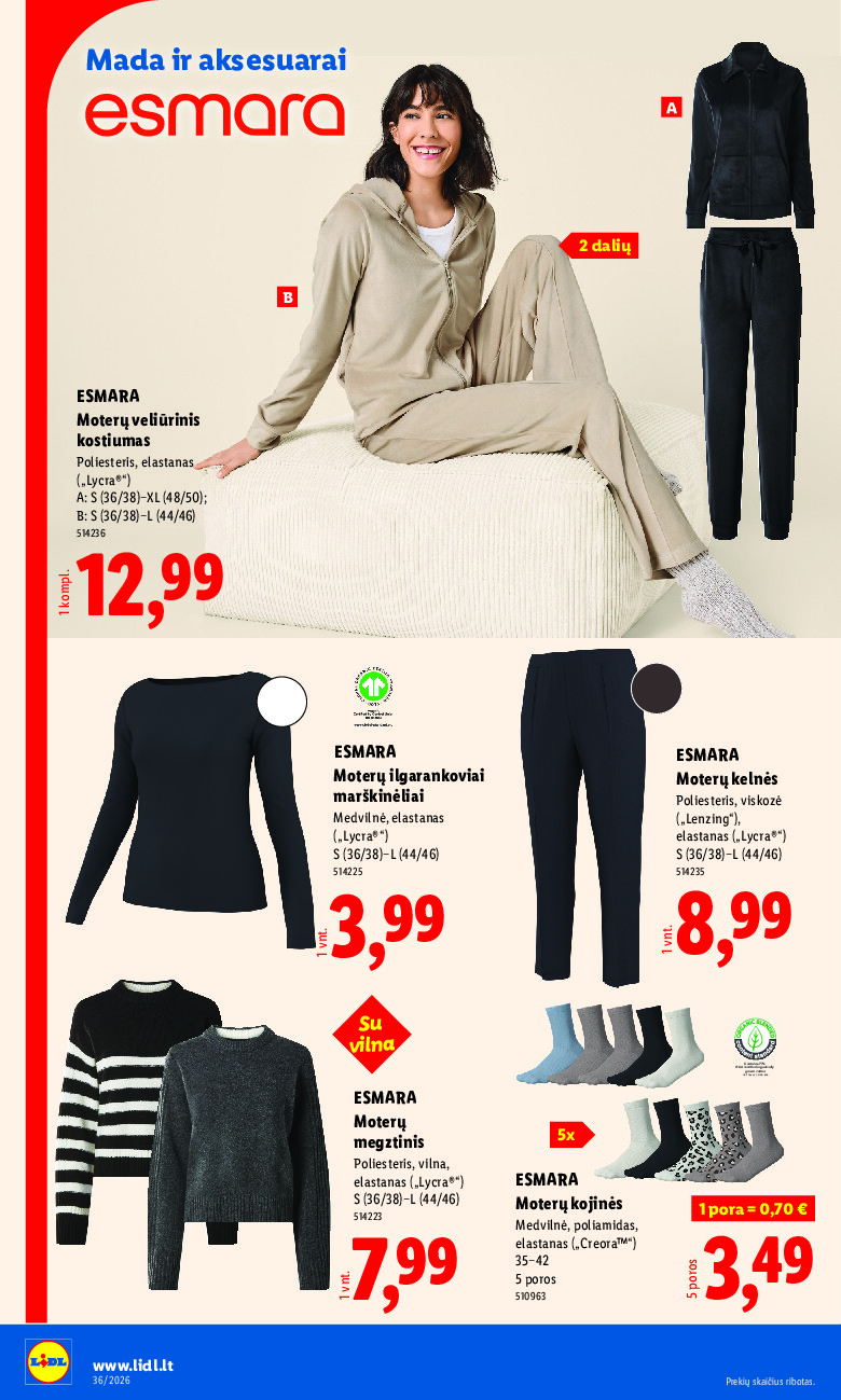 lidl - NE MAISTO PREKIŲ PASIŪLYMAI (2026-08-31 - 2026-09-06) - page: 18