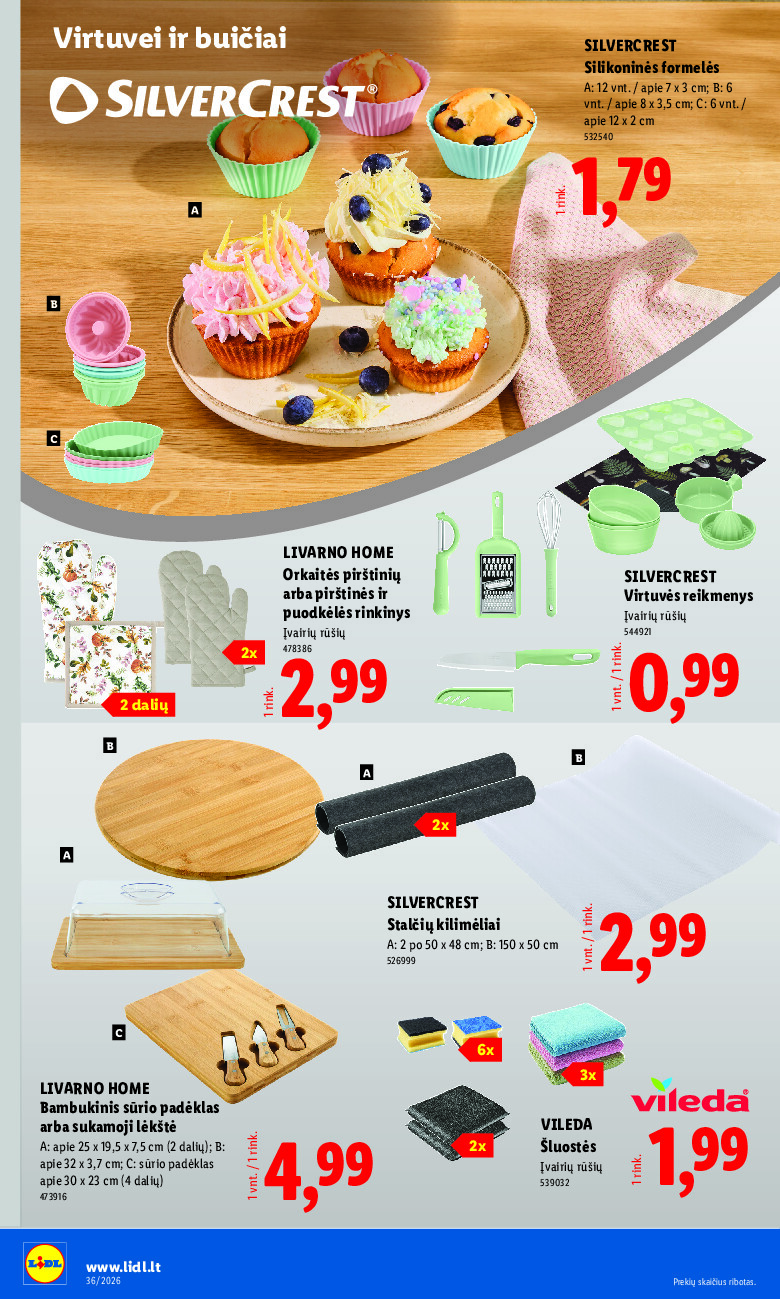 lidl - NE MAISTO PREKIŲ PASIŪLYMAI (2026-08-31 - 2026-09-06) - page: 22