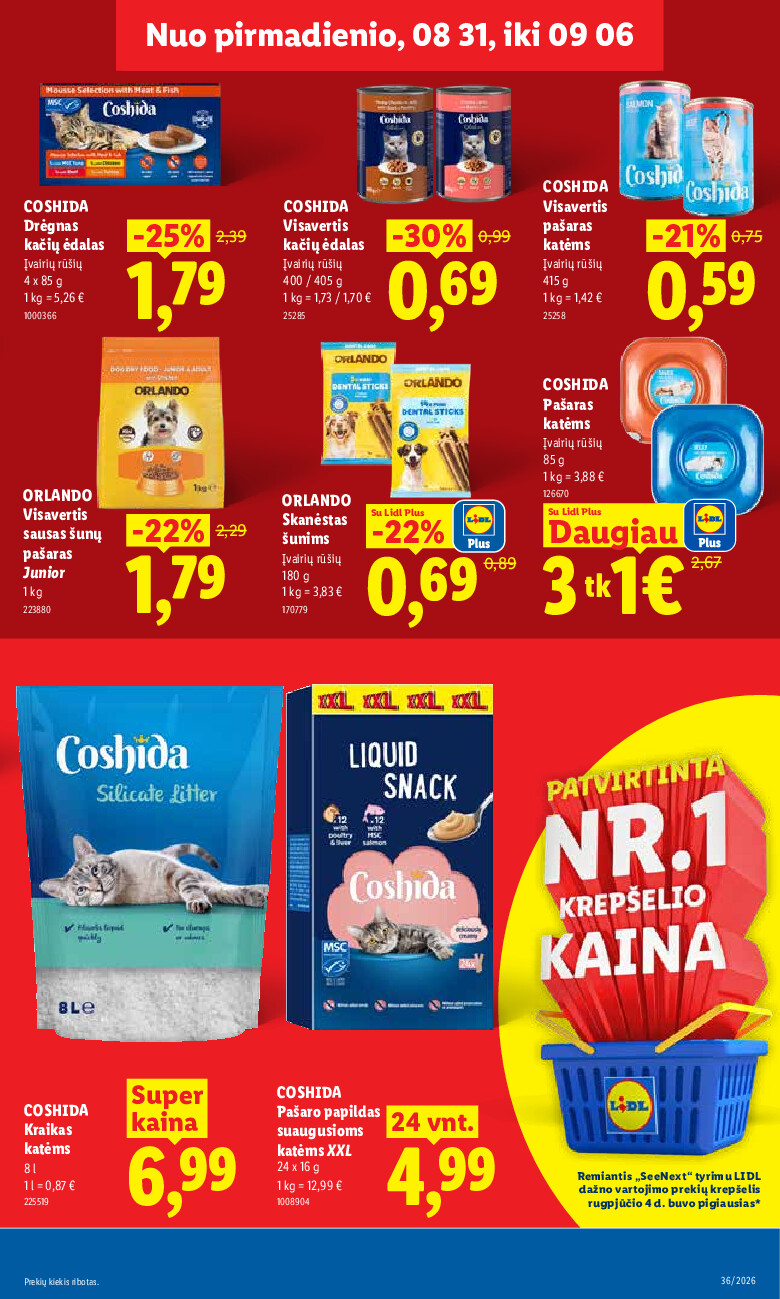 lidl - MAISTO PREKIŲ PASIŪLYMAI (2026-08-31 - 2026-09-06) - page: 17