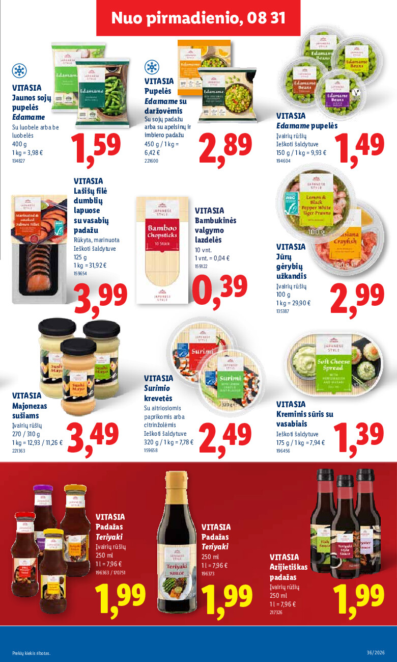 lidl - MAISTO PREKIŲ PASIŪLYMAI (2026-08-31 - 2026-09-06) - page: 21