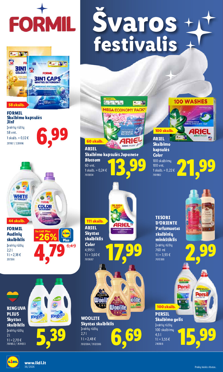 lidl - MAISTO PREKIŲ PASIŪLYMAI (2026-08-31 - 2026-09-06) - page: 26