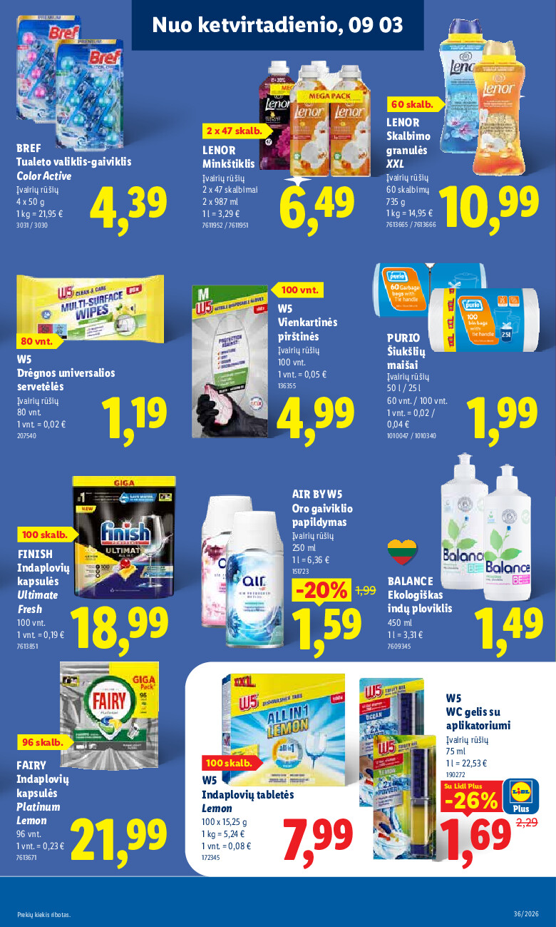 lidl - MAISTO PREKIŲ PASIŪLYMAI (2026-08-31 - 2026-09-06) - page: 27