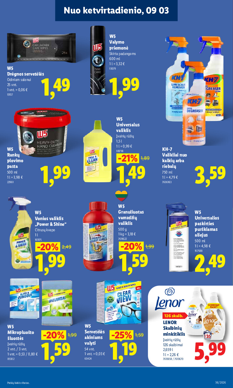 lidl - MAISTO PREKIŲ PASIŪLYMAI (2026-08-31 - 2026-09-06) - page: 29