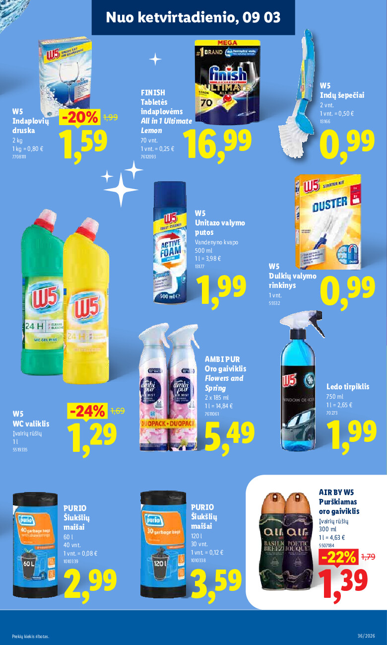 lidl - MAISTO PREKIŲ PASIŪLYMAI (2026-08-31 - 2026-09-06) - page: 31