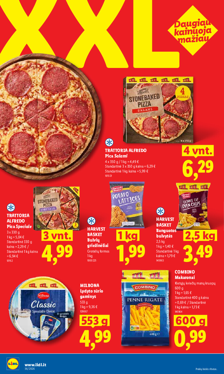 lidl - MAISTO PREKIŲ PASIŪLYMAI (2026-08-31 - 2026-09-06) - page: 32