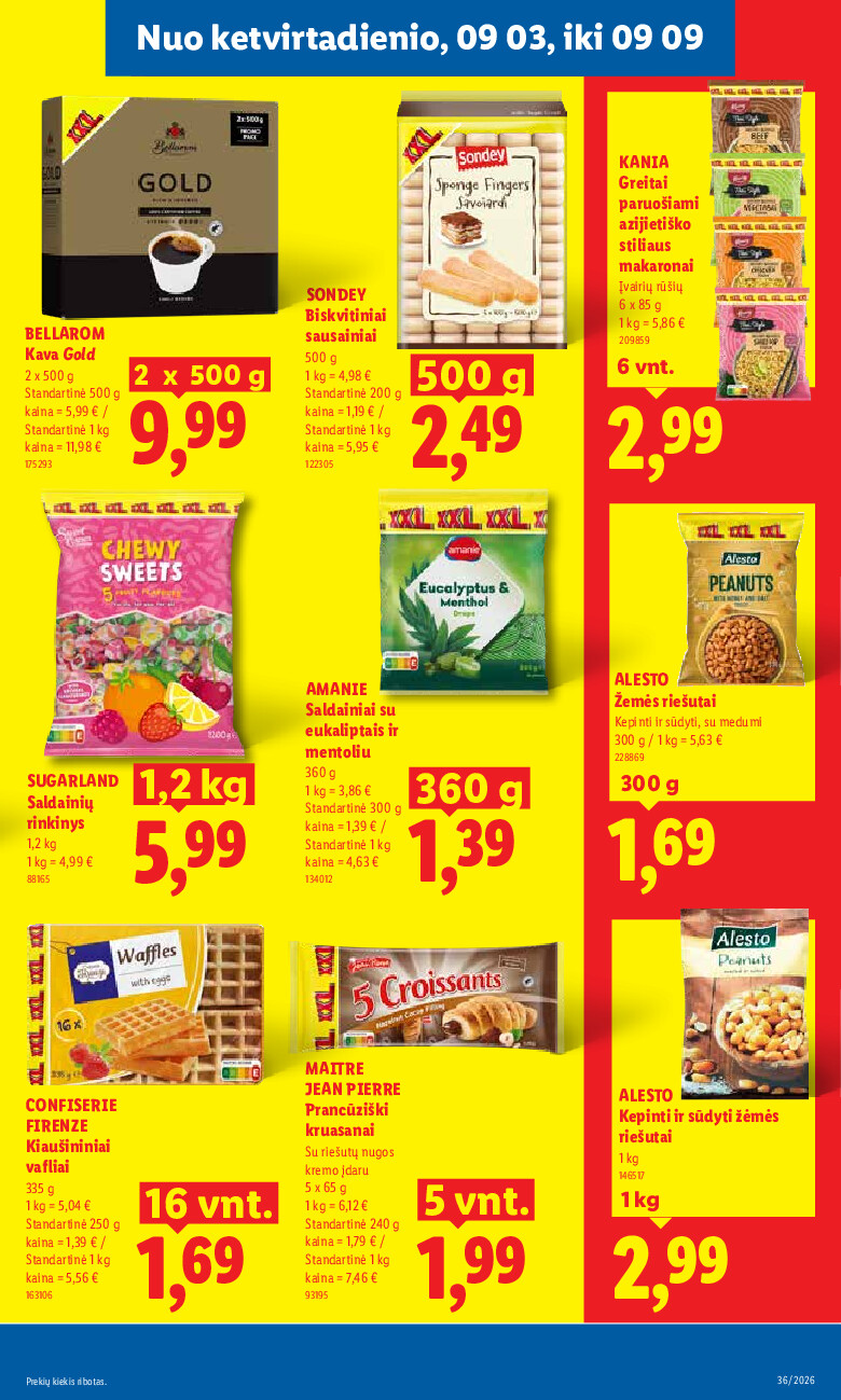 lidl - MAISTO PREKIŲ PASIŪLYMAI (2026-08-31 - 2026-09-06) - page: 33