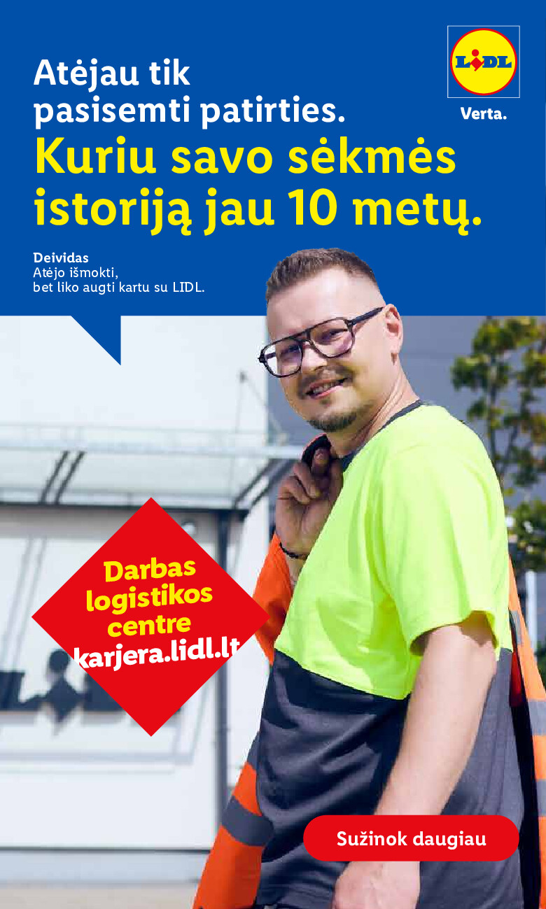 lidl - MAISTO PREKIŲ PASIŪLYMAI (2026-08-31 - 2026-09-06) - page: 39