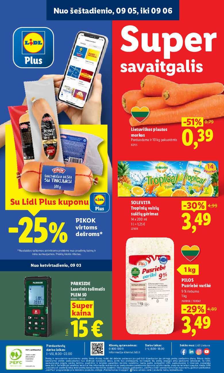 lidl - MAISTO PREKIŲ PASIŪLYMAI (2026-08-31 - 2026-09-06) - page: 44
