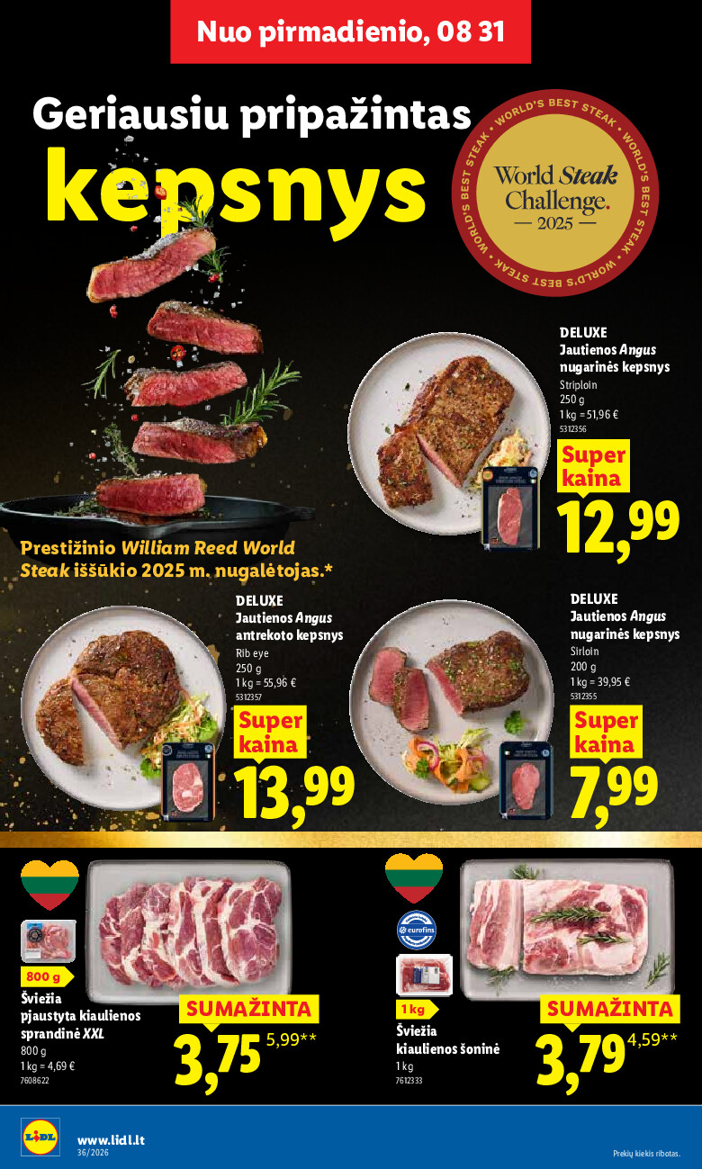 lidl - MAISTO PREKIŲ PASIŪLYMAI (2026-08-31 - 2026-09-06) - page: 8