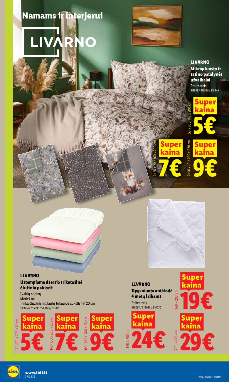lidl - NE MAISTO PREKIŲ PASIŪLYMAI (2026-09-07 - 2026-09-13) - page: 2