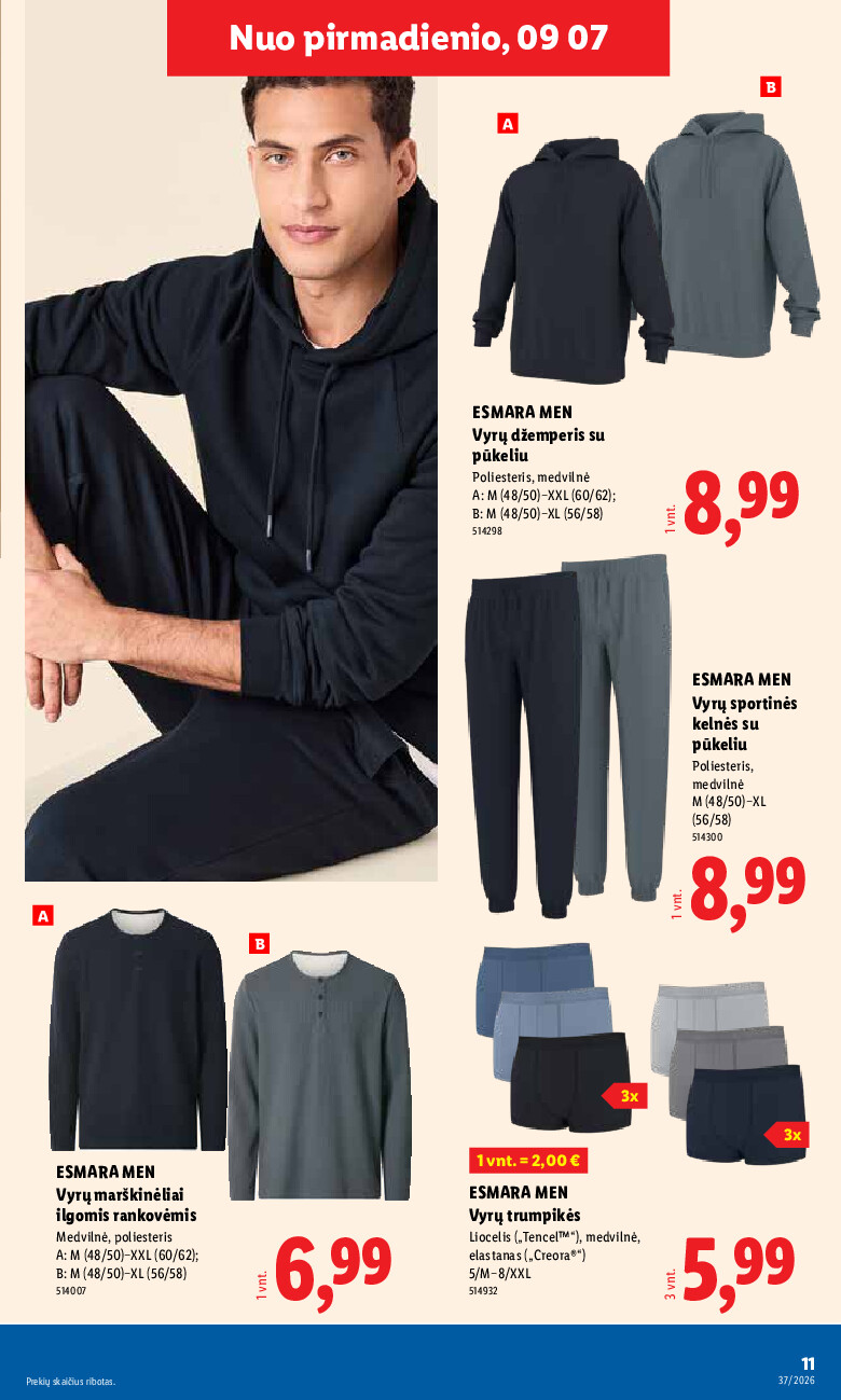 lidl - NE MAISTO PREKIŲ PASIŪLYMAI (2026-09-07 - 2026-09-13) - page: 11