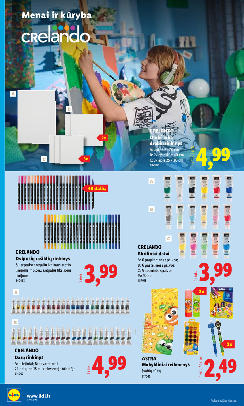 lidl - NE MAISTO PREKIŲ PASIŪLYMAI (2026-09-07 - 2026-09-13) - page: 26