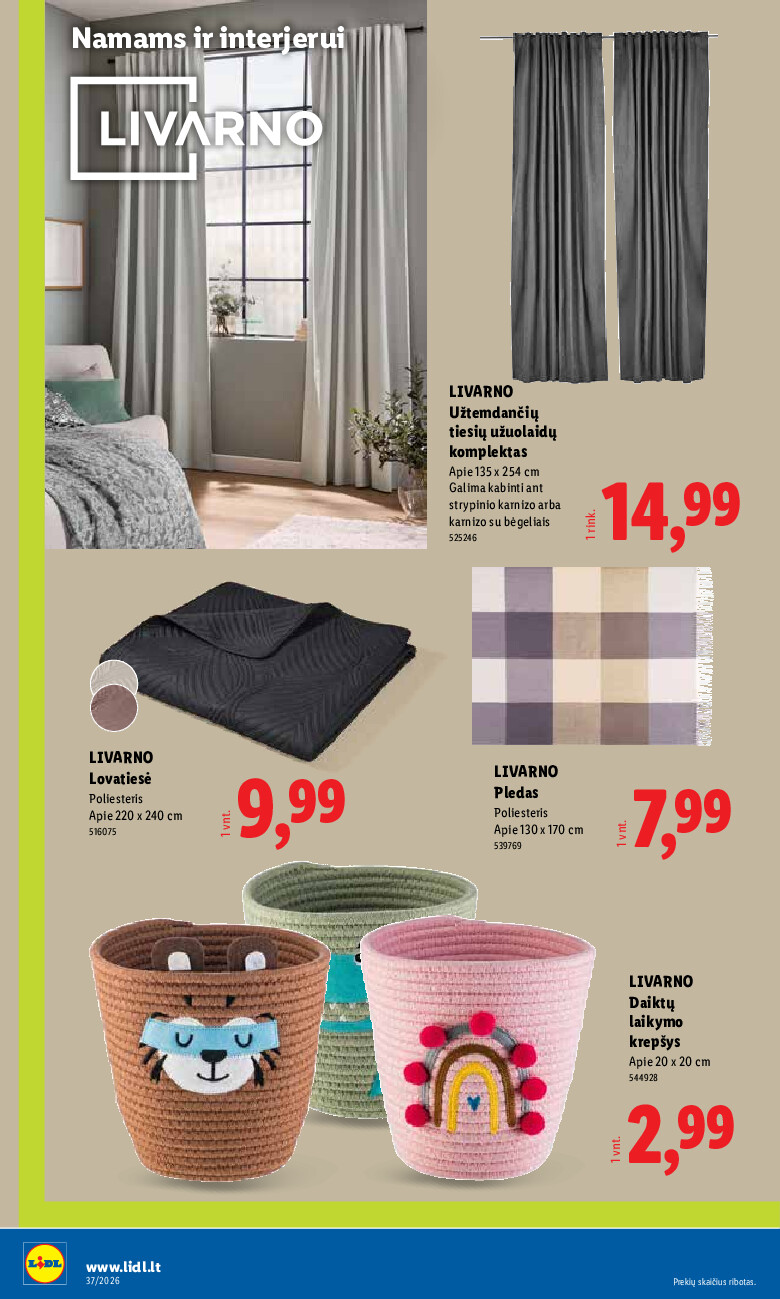 lidl - NE MAISTO PREKIŲ PASIŪLYMAI (2026-09-07 - 2026-09-13) - page: 4