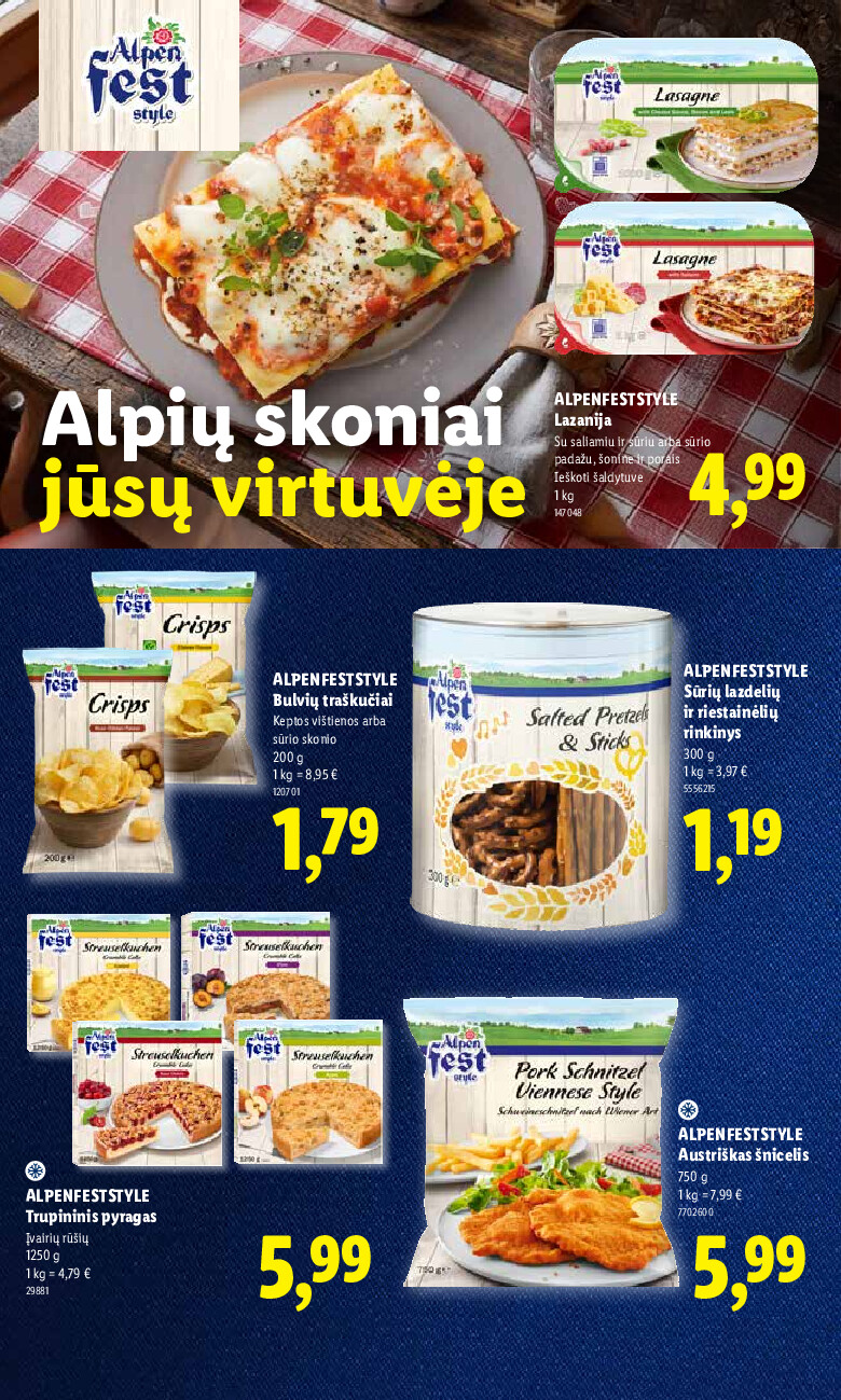 lidl - MAISTO PREKIŲ PASIŪLYMAI (2026-09-07 - 2026-09-13) - page: 22