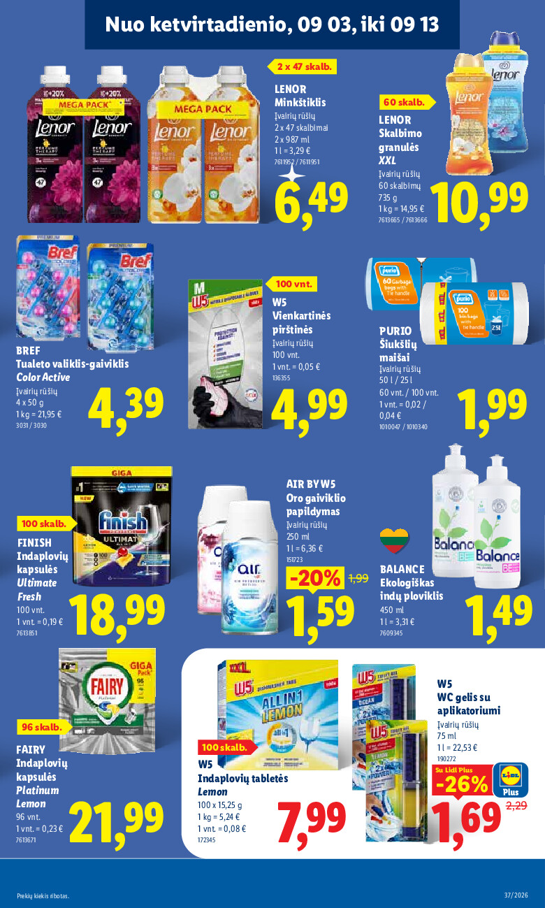 lidl - MAISTO PREKIŲ PASIŪLYMAI (2026-09-07 - 2026-09-13) - page: 25