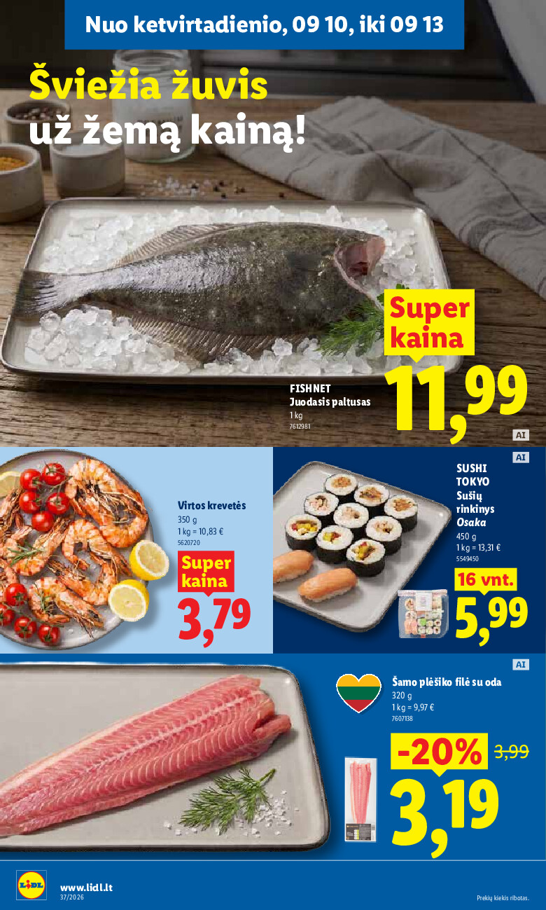 lidl - MAISTO PREKIŲ PASIŪLYMAI (2026-09-07 - 2026-09-13) - page: 42