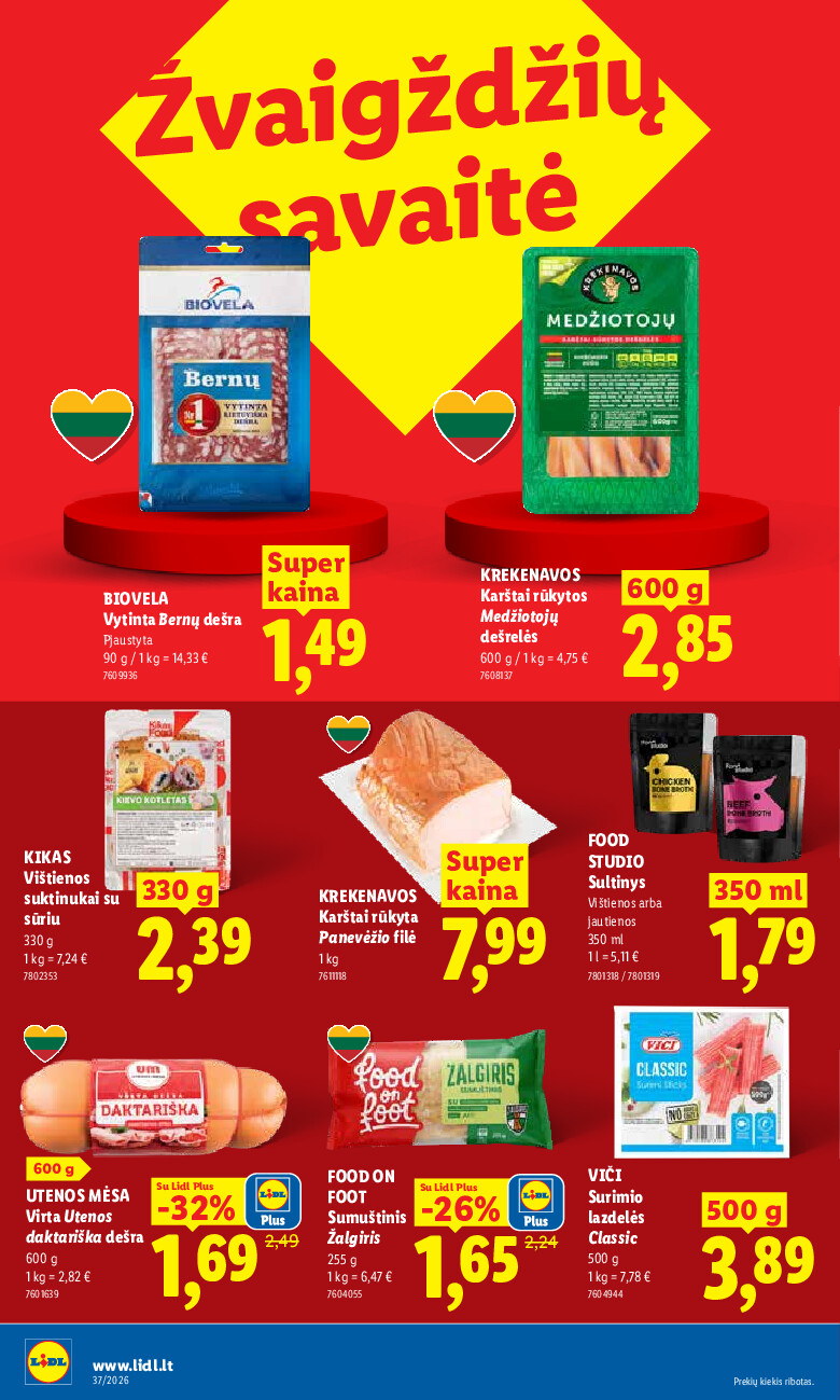 lidl - MAISTO PREKIŲ PASIŪLYMAI (2026-09-07 - 2026-09-13) - page: 6