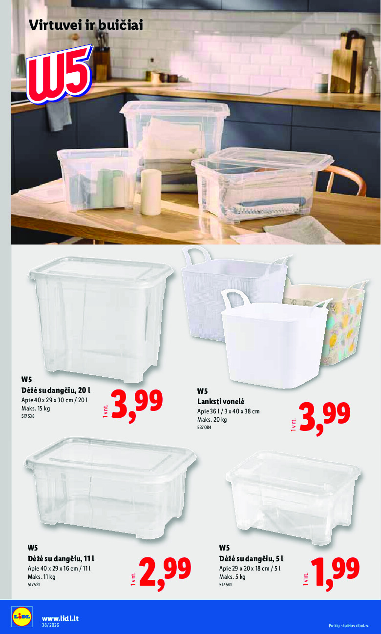 lidl - NE MAISTO PREKIŲ PASIŪLYMAI (2026-09-14 - 2026-09-20) - page: 8