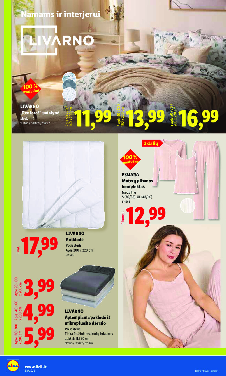 lidl - NE MAISTO PREKIŲ PASIŪLYMAI (2026-09-14 - 2026-09-20) - page: 10