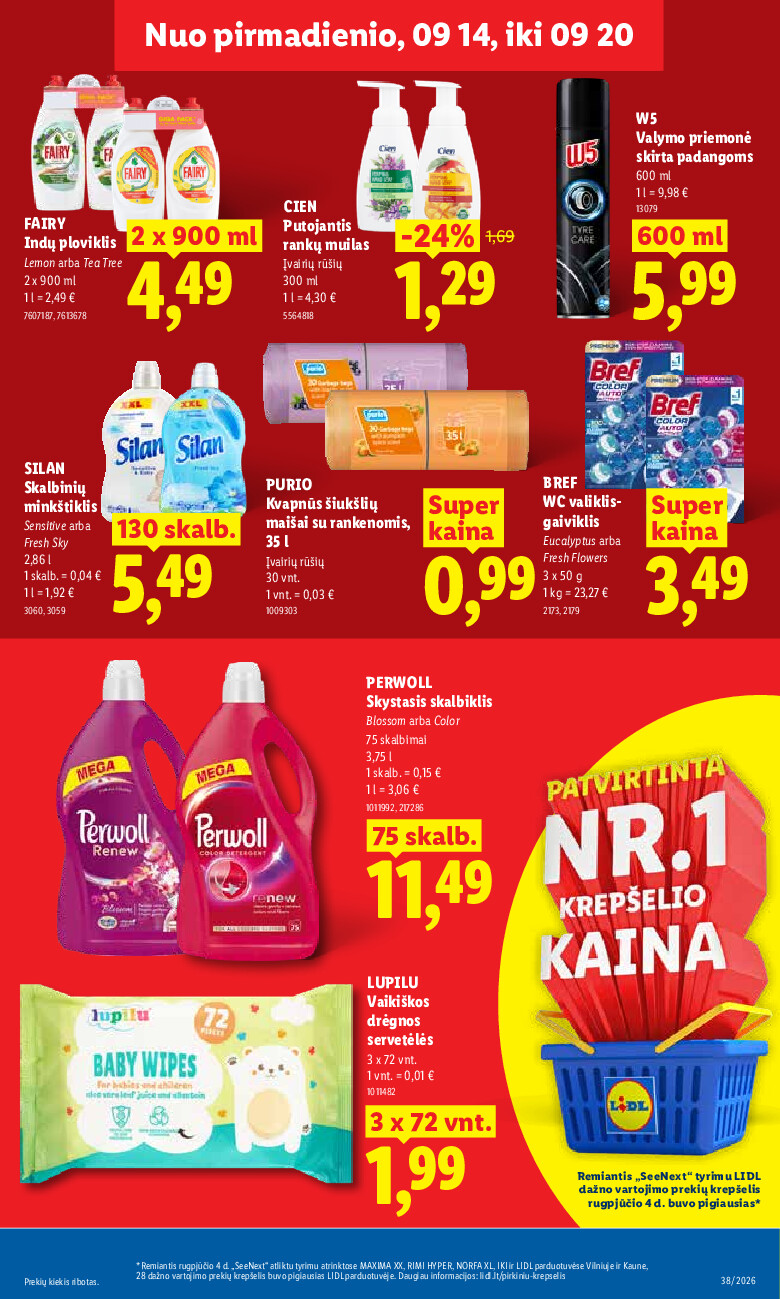 lidl - MAISTO PREKIŲ PASIŪLYMAI (2026-09-14 - 2026-09-20) - page: 17