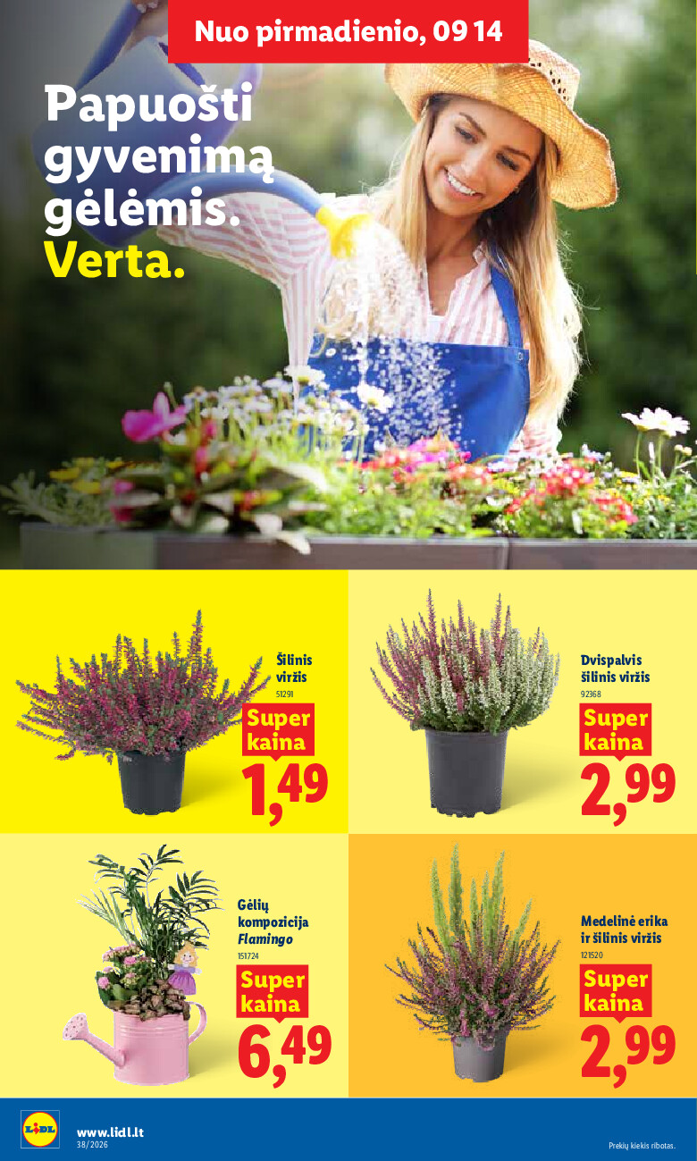 lidl - MAISTO PREKIŲ PASIŪLYMAI (2026-09-14 - 2026-09-20) - page: 4