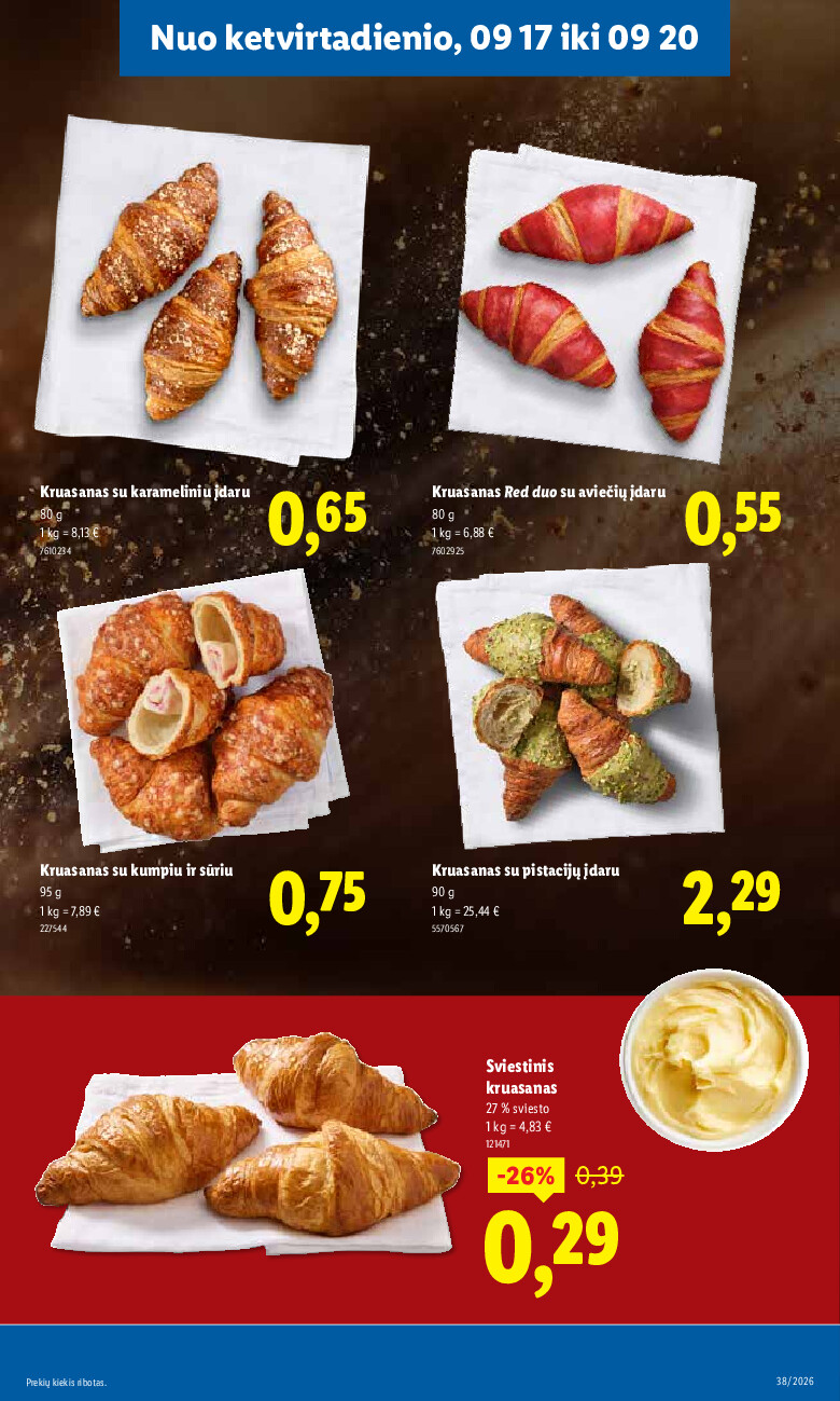 lidl - MAISTO PREKIŲ PASIŪLYMAI (2026-09-14 - 2026-09-20) - page: 33