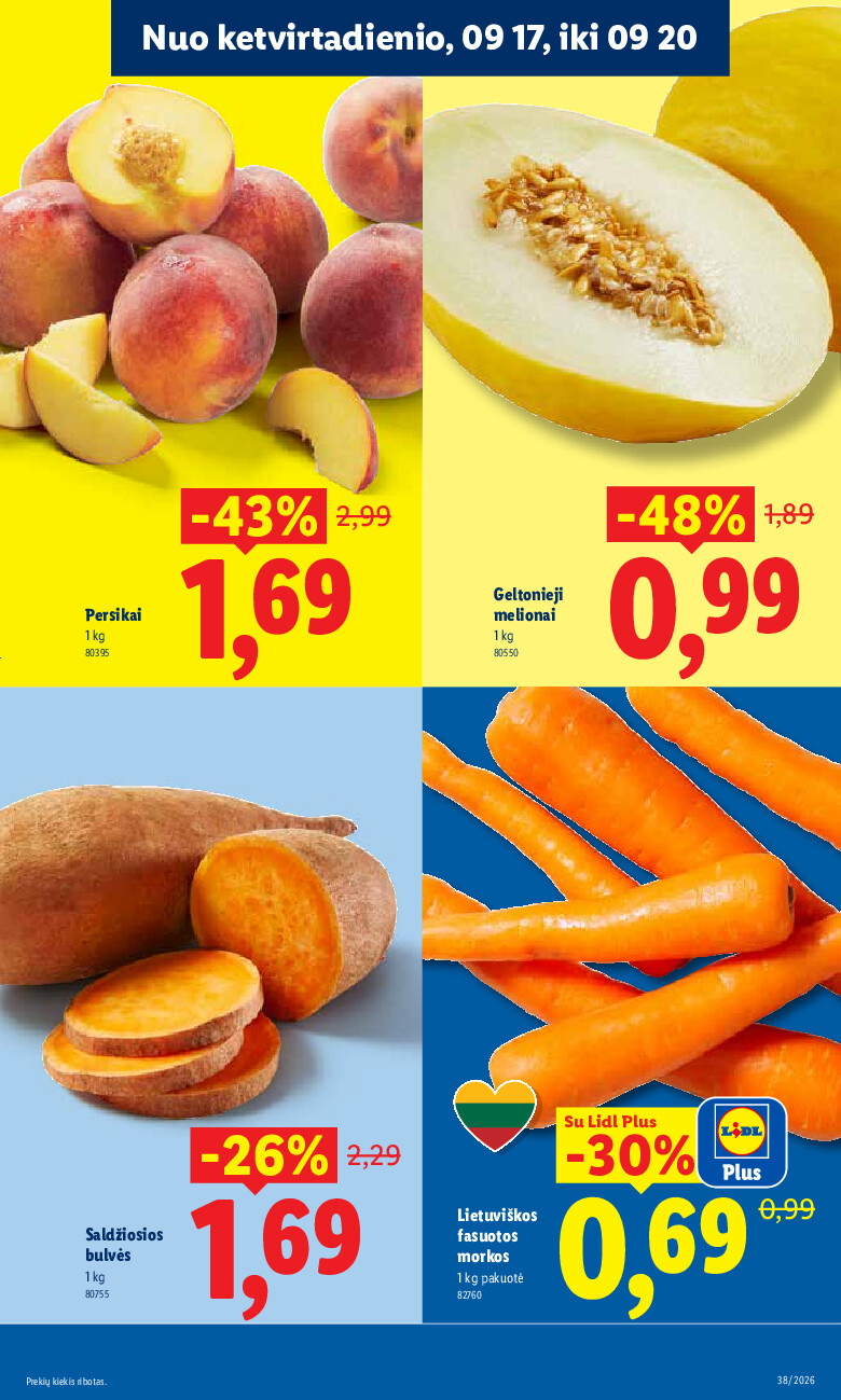 lidl - MAISTO PREKIŲ PASIŪLYMAI (2026-09-14 - 2026-09-20) - page: 35