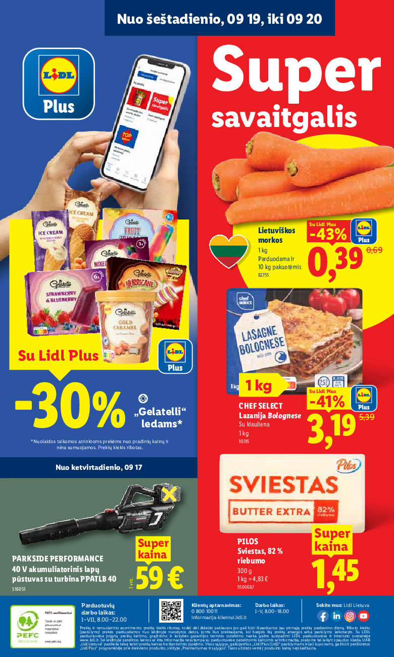 lidl - MAISTO PREKIŲ PASIŪLYMAI (2026-09-14 - 2026-09-20) - page: 38