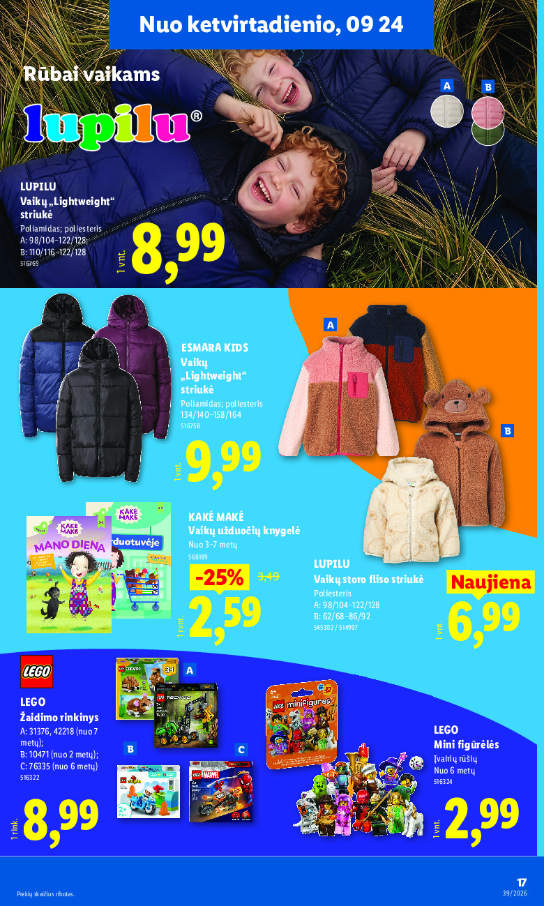 lidl - NE MAISTO PREKIŲ PASIŪLYMAI (2026-09-21 - 2026-09-27) - page: 17
