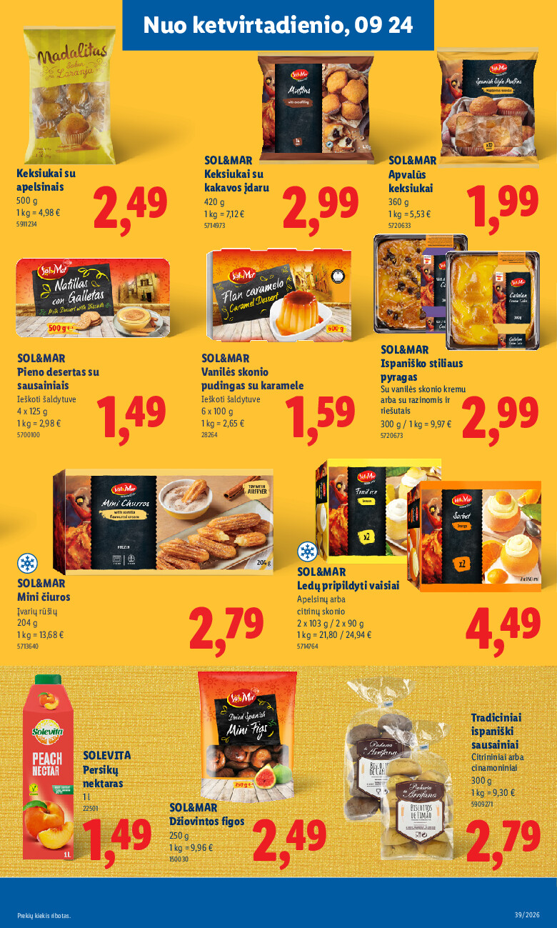 lidl - MAISTO PREKIŲ PASIŪLYMAI (2026-09-21 - 2026-09-27) - page: 19