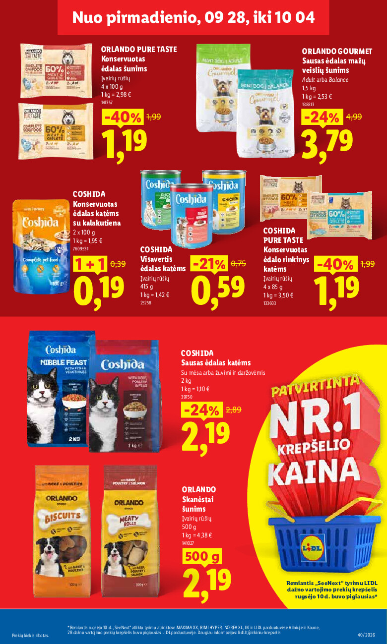 lidl - MAISTO PREKIŲ PASIŪLYMAI (2026-09-28 - 2026-10-04) - page: 17