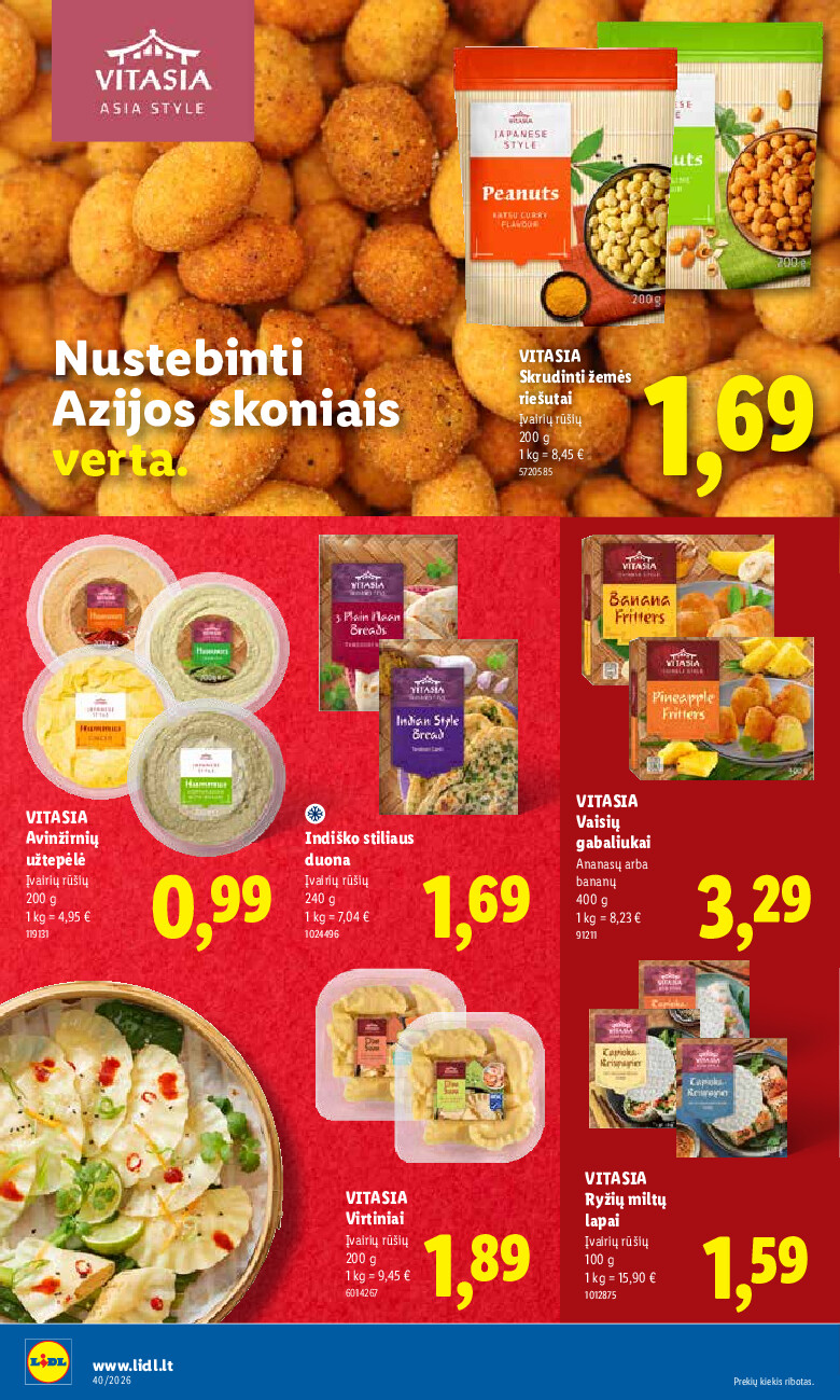 lidl - MAISTO PREKIŲ PASIŪLYMAI (2026-09-28 - 2026-10-04) - page: 34