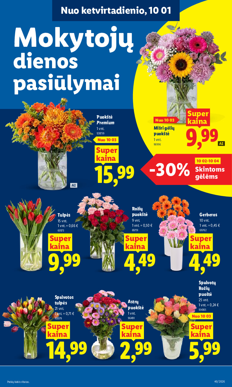 lidl - MAISTO PREKIŲ PASIŪLYMAI (2026-09-28 - 2026-10-04) - page: 47
