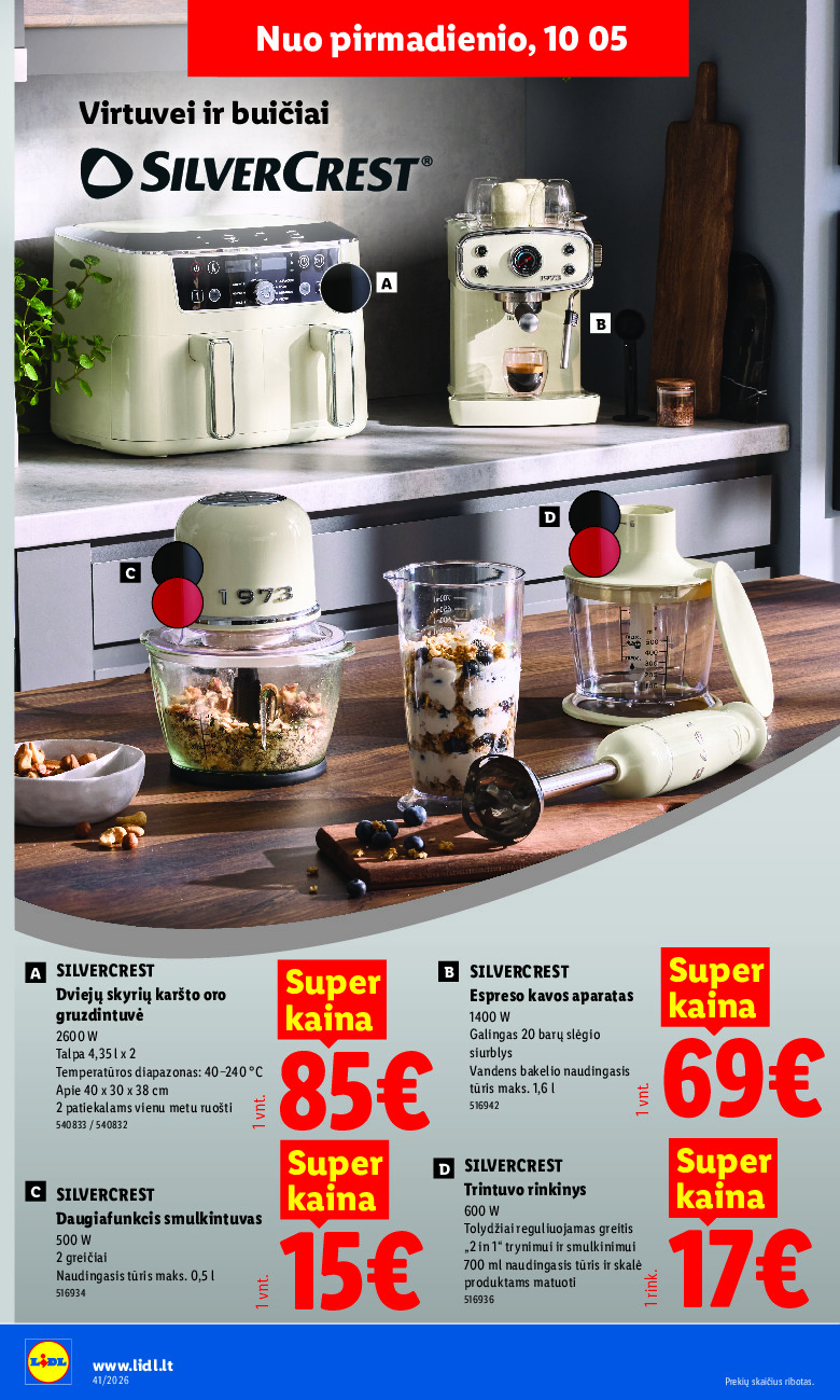 lidl - NE MAISTO PREKIŲ PASIŪLYMAI (2026-10-05 - 2026-10-11) - page: 2