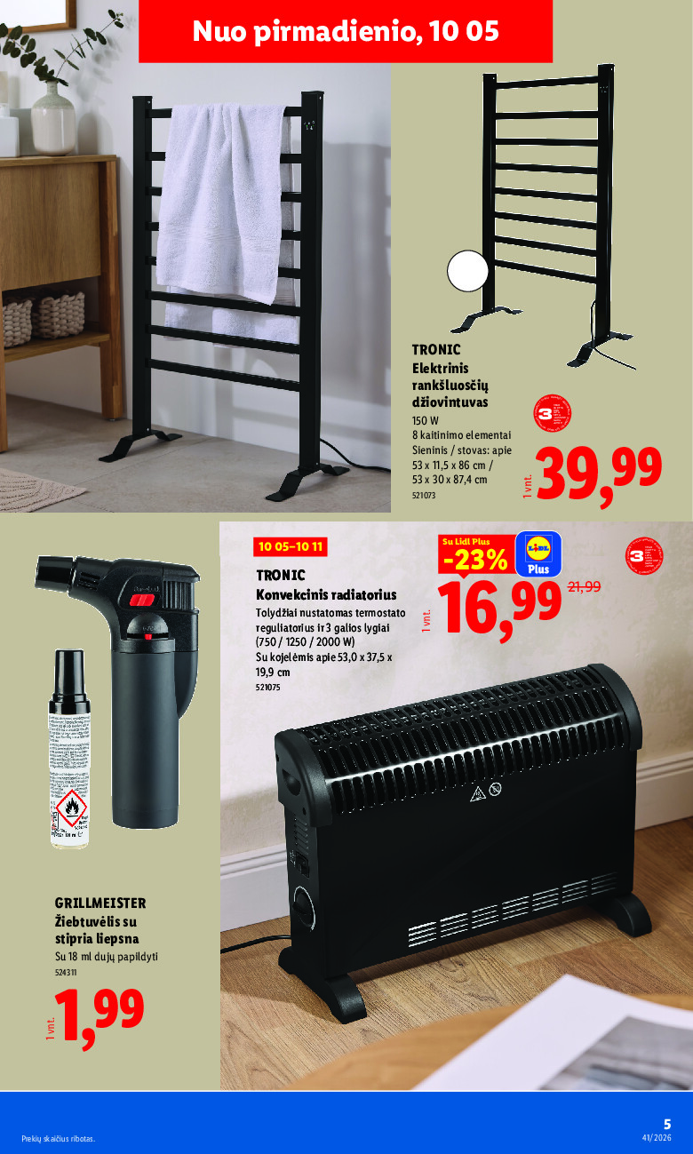 lidl - NE MAISTO PREKIŲ PASIŪLYMAI (2026-10-05 - 2026-10-11) - page: 13