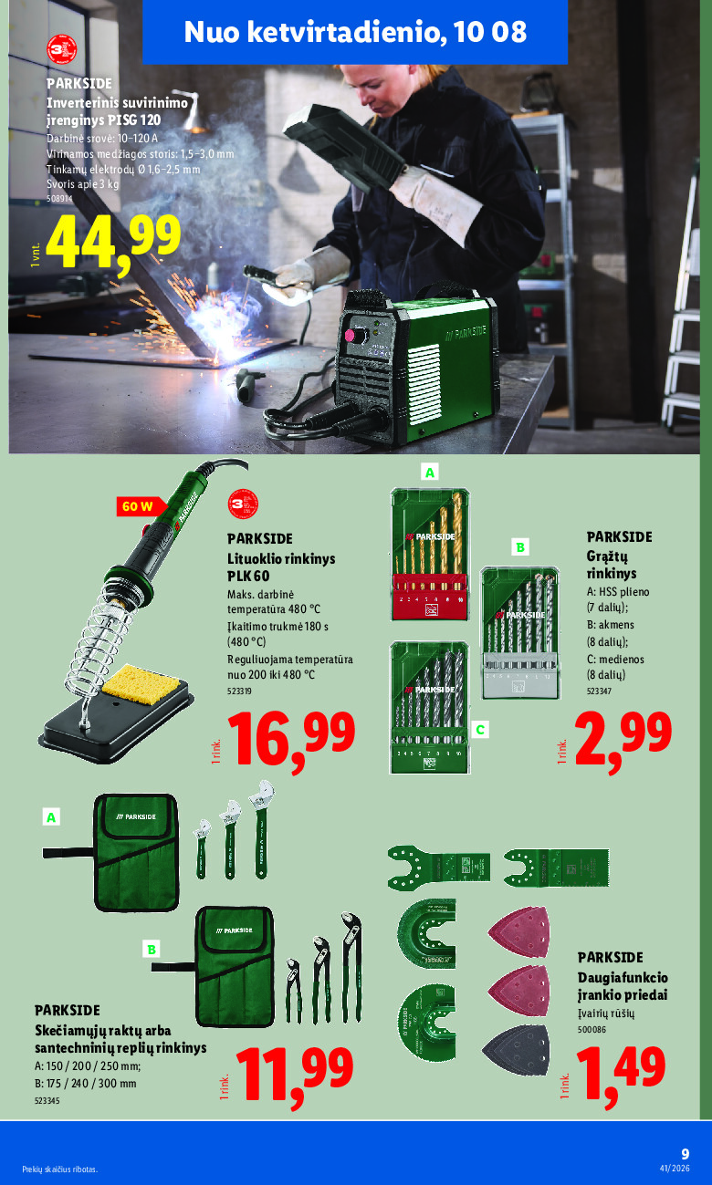 lidl - NE MAISTO PREKIŲ PASIŪLYMAI (2026-10-05 - 2026-10-11) - page: 17