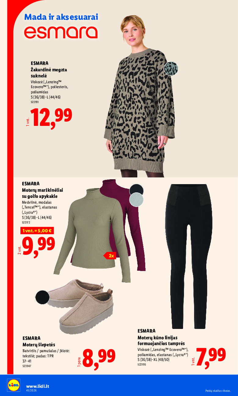 lidl - NE MAISTO PREKIŲ PASIŪLYMAI (2026-10-05 - 2026-10-11) - page: 20
