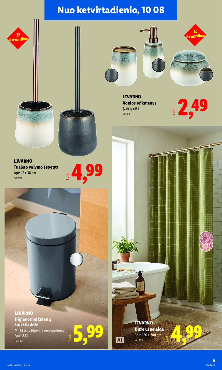 lidl - NE MAISTO PREKIŲ PASIŪLYMAI (2026-10-05 - 2026-10-11) - page: 25