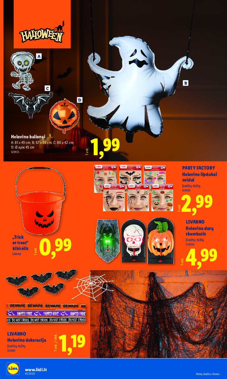 lidl - NE MAISTO PREKIŲ PASIŪLYMAI (2026-10-05 - 2026-10-11) - page: 8