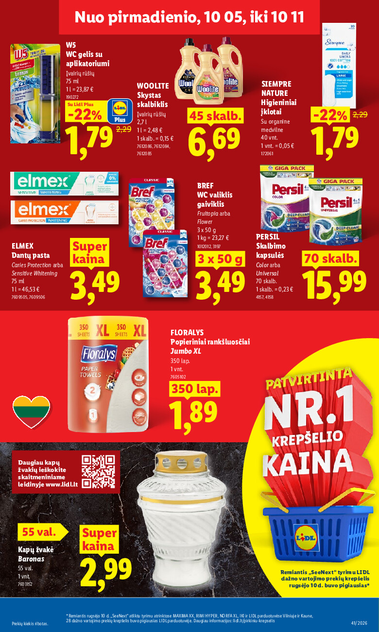 lidl - MAISTO PREKIŲ PASIŪLYMAI (2026-10-05 - 2026-10-11) - page: 11