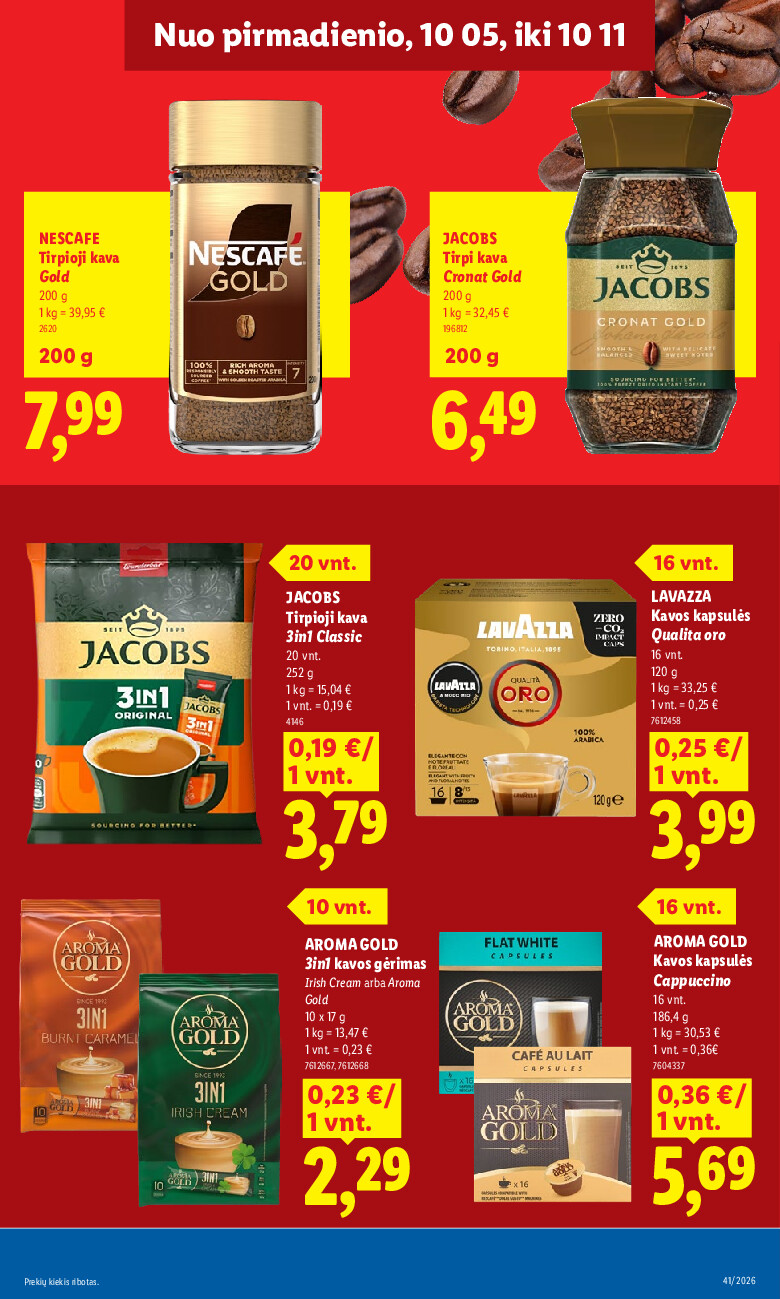 lidl - MAISTO PREKIŲ PASIŪLYMAI (2026-10-05 - 2026-10-11) - page: 13