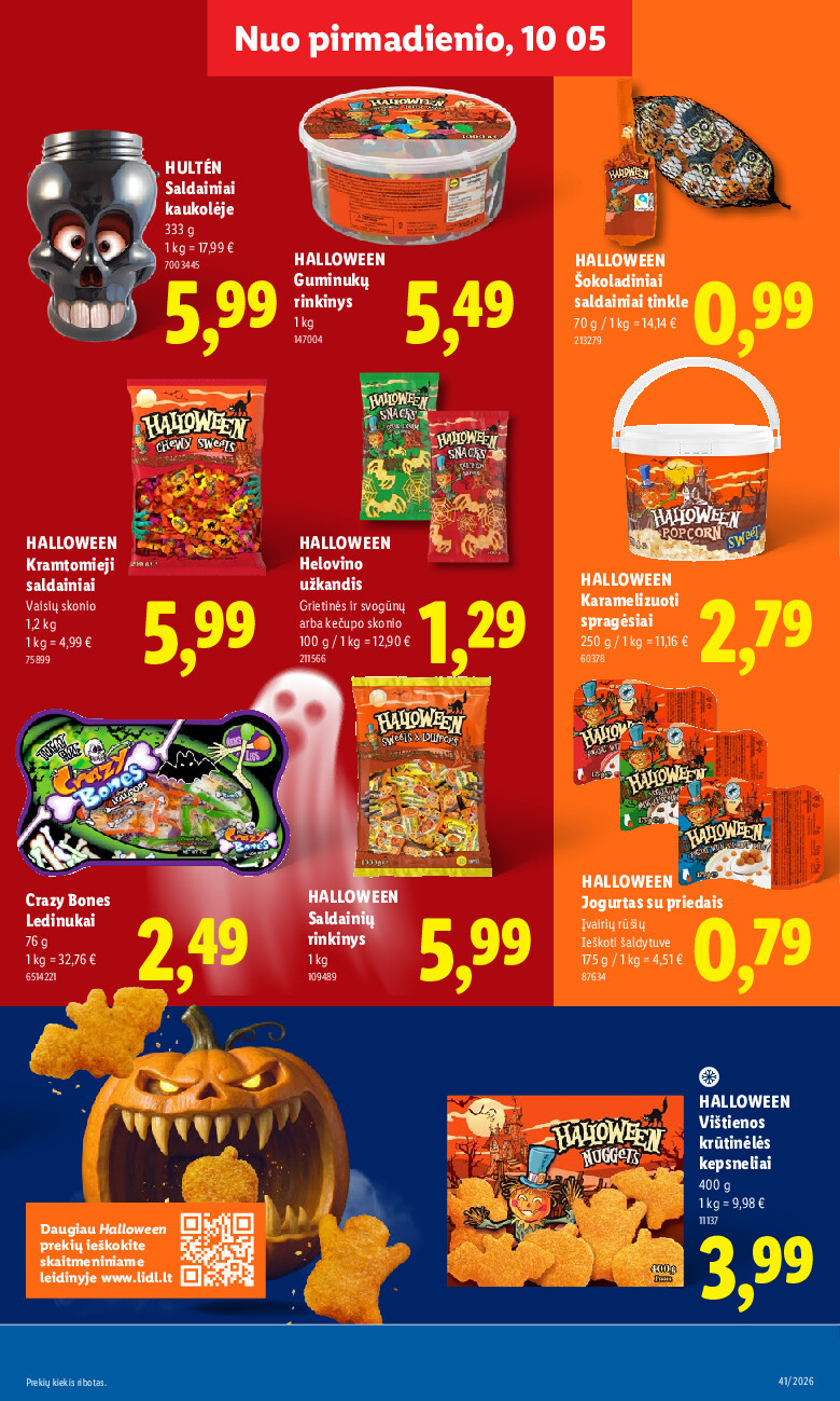 lidl - MAISTO PREKIŲ PASIŪLYMAI (2026-10-05 - 2026-10-11) - page: 21