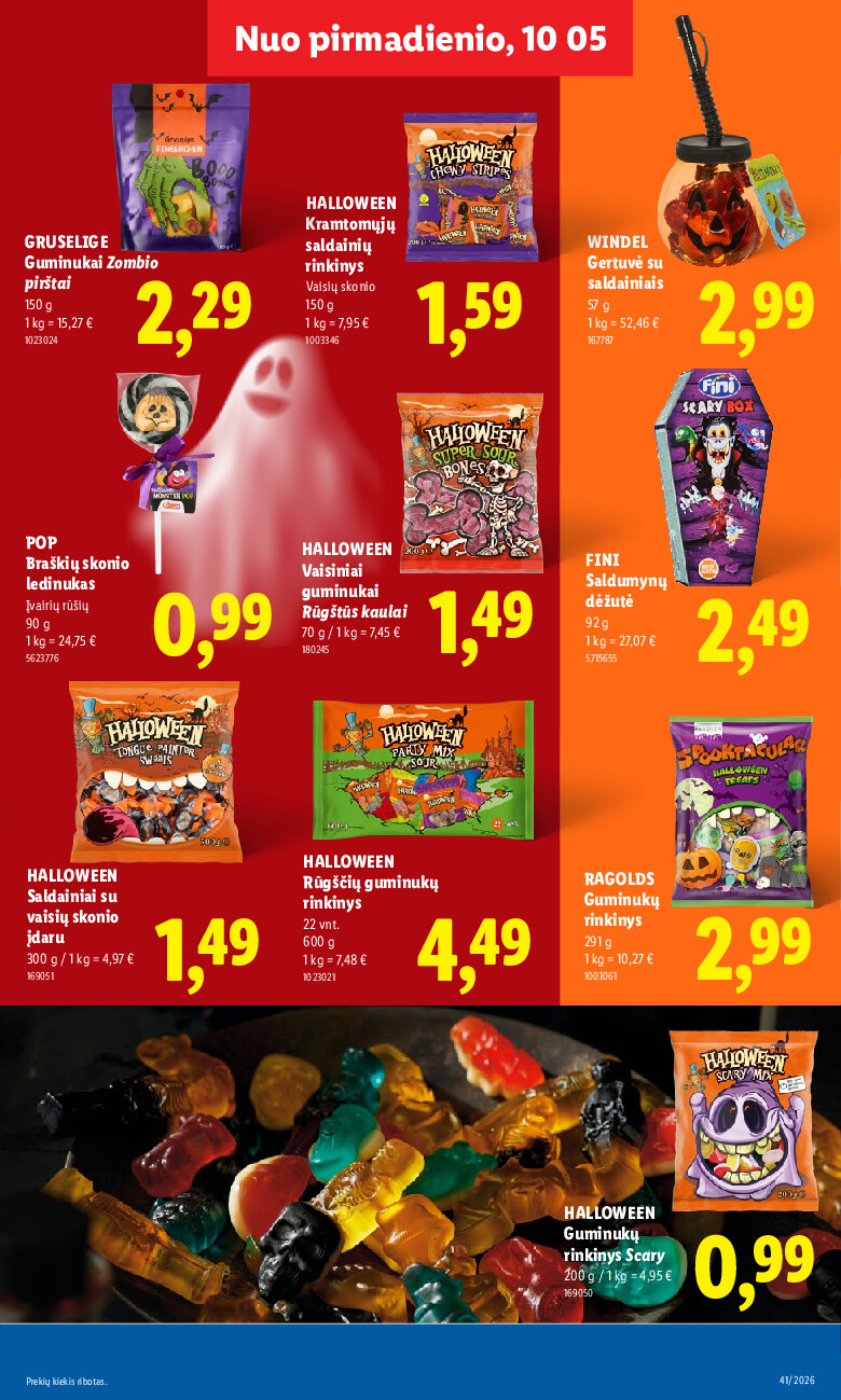 lidl - MAISTO PREKIŲ PASIŪLYMAI (2026-10-05 - 2026-10-11) - page: 25