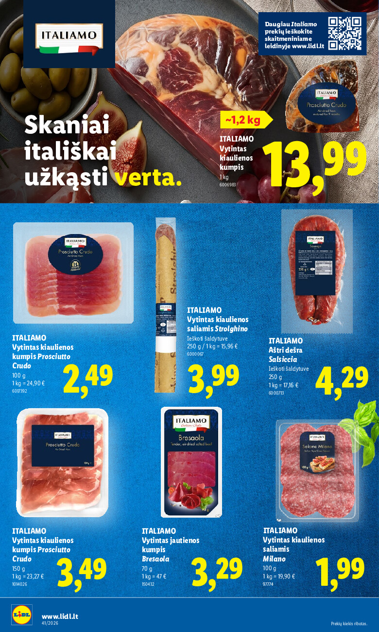 lidl - MAISTO PREKIŲ PASIŪLYMAI (2026-10-05 - 2026-10-11) - page: 28