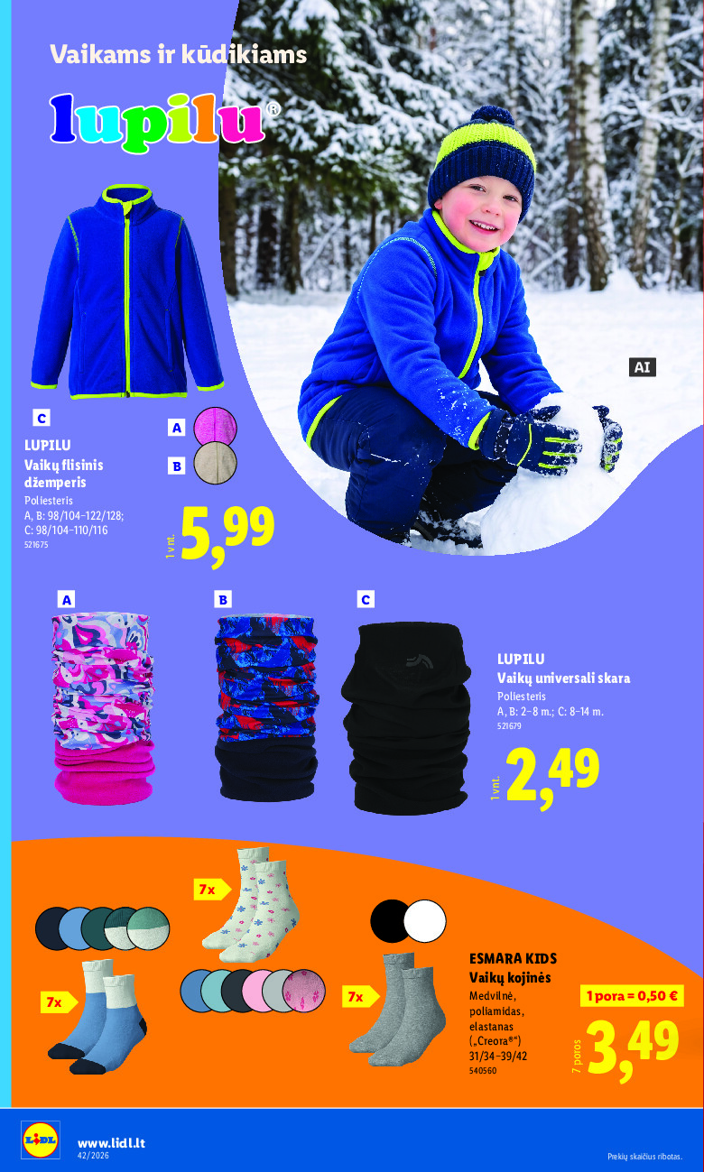lidl - NE MAISTO PREKIŲ PASIŪLYMAI (2026-10-12 - 2026-10-18) - page: 4