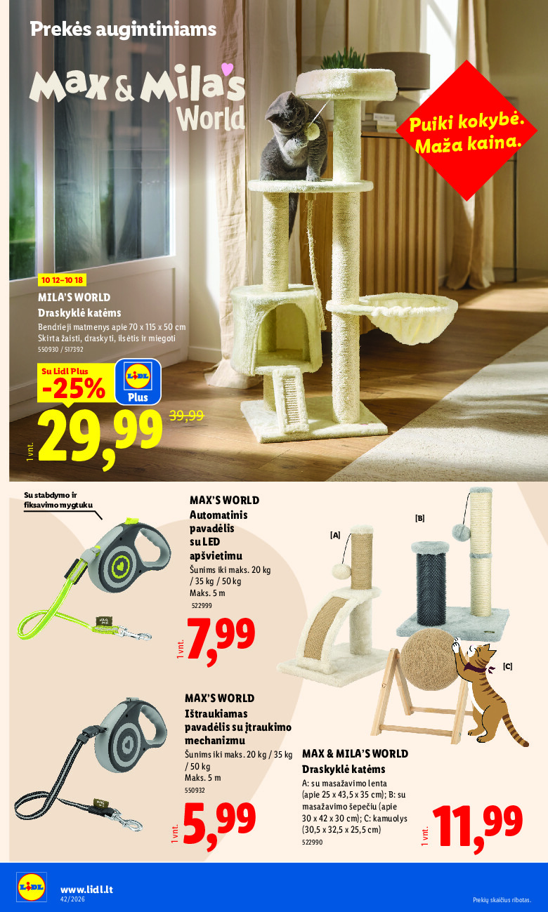 lidl - NE MAISTO PREKIŲ PASIŪLYMAI (2026-10-12 - 2026-10-18) - page: 8
